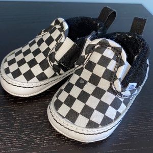 Baby checkered vans